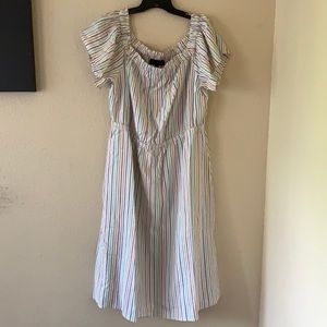 Lane Bryant multicolor stripe dress size 18/20 NWT